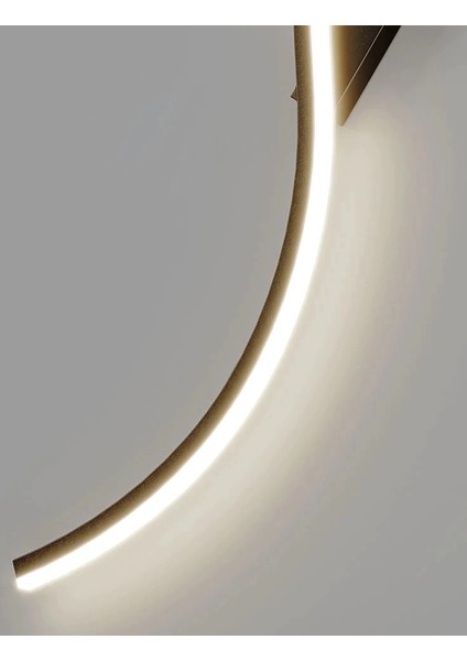 / Worm / Aplik / 120x24 cm / Antrasit Gövde / 3 Renk Işık / 3 Yıl Garanti