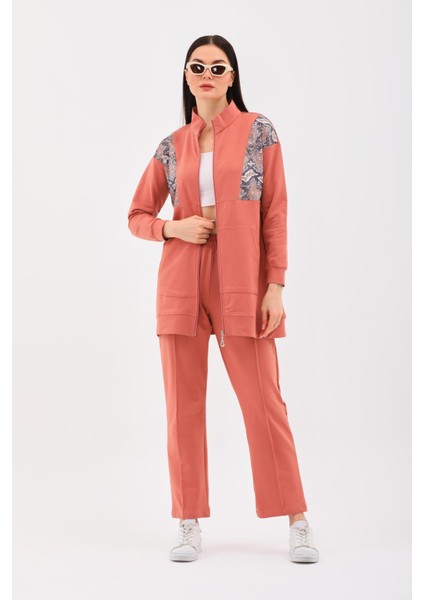 Kadın Leopar Pul Payetli Günlük 2 Li Spor Takım Yavru Ağzı modelleri