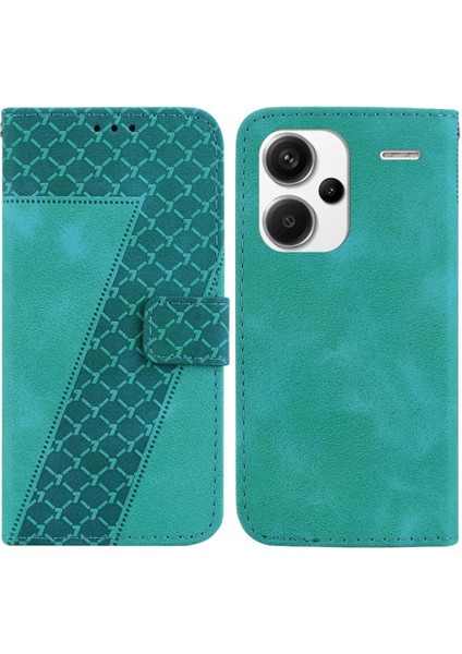 Xiaomi Redmi Için Not 13 Pro Artı Flip Folio Kapak Cüzdan Kabartmalı Pu (Yurt Dışından)