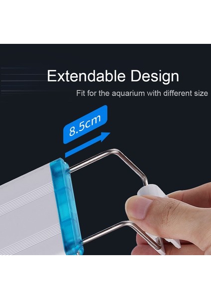 SZD-B50BW Stili LED Akvaryum Aydınlatması Süper Ince Su Bitkisi Işık cm Genişletilebilir Su Geçirmez Klipsli Balık Tankı Lambası (Yurt Dışından) fırsatları