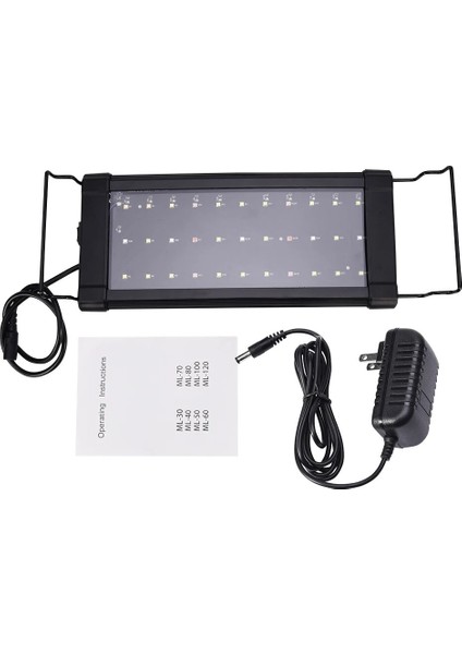 Abd Fiş Stili Usukeuau Fiş LED Akvaryum Işık Çok Renkli Tam Spektrum 30CM Balık Tankı Su Bitkisi Büyümek Lamba Akvaryum Aksesuarları D30 (Yurt Dışından)