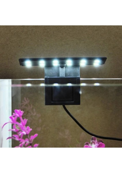 Su Geçirmez Klipsli Lamba Ince LED Akvaryum Işık Bitkileri Akvaryum Balık Tankı 220V 5W Için Aydınlatmayı Büyütüyor (Yurt Dışından)