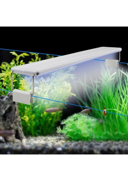 28CM Tarzı 10W 15W 20W 25W LED Balık Tankı Işığı Beyaz + Mavi Klipsli Akvaryum Lambası Sucul Bitki Büyümek Işık Su Geçirmez LED Çubuk Işık Tüpü Ampul (Yurt Dışından)