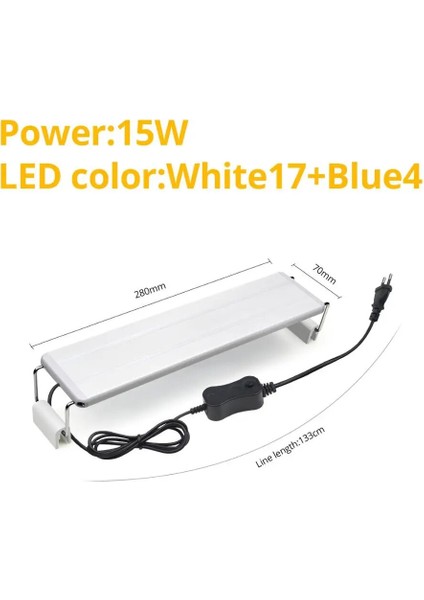 28CM Tarzı 10W 15W 20W 25W LED Balık Tankı Işığı Beyaz + Mavi Klipsli Akvaryum Lambası Sucul Bitki Büyümek Işık Su Geçirmez LED Çubuk Işık Tüpü Ampul (Yurt Dışından) fiyatları
