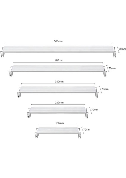 28CM Tarzı 10W 15W 20W 25W LED Balık Tankı Işığı Beyaz + Mavi Klipsli Akvaryum Lambası Sucul Bitki Büyümek Işık Su Geçirmez LED Çubuk Işık Tüpü Ampul (Yurt Dışından) modelleri