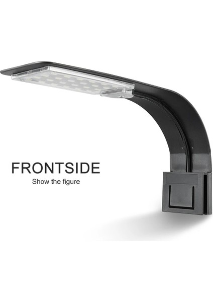 Beyaz Abd Fiş Stili 12 LED Led'ler LED Akvaryum Işığı Balık Tankları Klipsli Işıklar LED Bitkiler Işık Büyüyor Su Tatlısu Lambaları Su Geçirmez Lamba (Yurt Dışından) fırsatları
