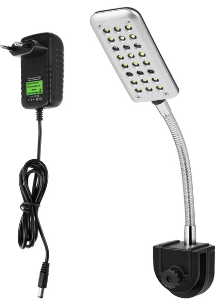 Gösterildiği Gibi Ledmomo LED Akvaryum Işığı 24 LED Klipsli Hafif Esnek Balık Tankı Lambası (Fiş) (Yurt Dışından)