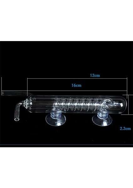 Blsygjpq Stili Cam Yoğun Akış Co2 Kabarcık Sayacı Vantuz Akvaryum Balık Tankı Canlı Bitki Hava Çek Valfli Karbon Dioksit Difüzör (Yurt Dışından) modelleri