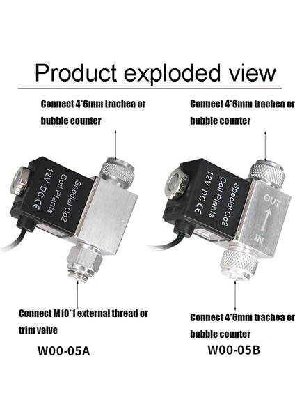 Beyaz Stil Au Fişi Akvaryum Co2 Solenoid Valf Regülatörü Düşük Sıcaklık Co2 Akvaryum Balıkları Tankı Elektrikli Manyetik Vana Ab Abd DC12V (Yurt Dışından)