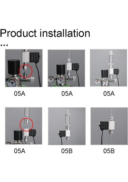 Beyaz Stil Au Fişi Akvaryum Co2 Solenoid Valf Regülatörü Düşük Sıcaklık Co2 Akvaryum Balıkları Tankı Elektrikli Manyetik Vana Ab Abd DC12V (Yurt Dışından)