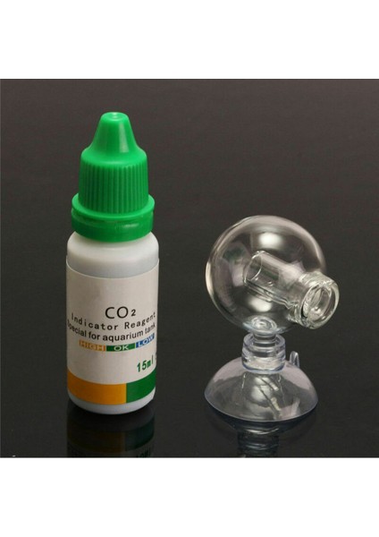 Type1 ve 15ML Stili Akvaryum Balıkları Tankı Co2 Diffüz Cam Damla Denetleyicisi Co2 Konsantrasyon Için Monitör Cam Damla Denetleyicisi Ph Uzun Vadeli Gösterge Test Cihazı (Yurt Dışından)