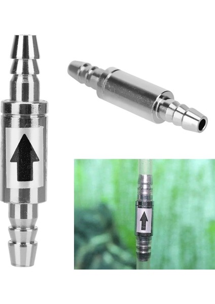 Paslanmaz Çelik Çekvalf Dioksit Silindir 4mm Akvaryum Su Vanası Co2 Sistemine Dönüşsüz Su Co2 Ekipmanı Için Difüzör (Yurt Dışından) fırsatları