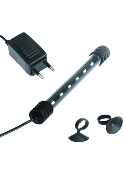 Resim1 Stili Olarak Ab Tak Akvaryum Işığı Balık Tankı Su Geçirmez LED Işık ve Mavi Dalış Lambası Çubuğu 17CM Su Beyaz Floresan Dalgıç (Yurt Dışından)