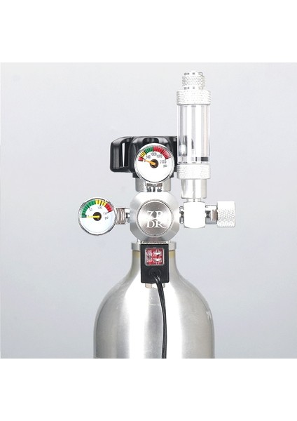 R101 Stili W218 DC12V Zrdr DC12V Akvaryum Co2 Regülatörü, Çek Valfli Kabarcık Sayacı Manyetik Solenoid Valf 360 ° Ince Ayar Valfi Karbondioksit (Yurt Dışından) fırsatları