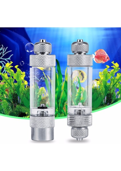 Çift ​​kafa Stili Çek Valf-Regülatör Difüzör Reaktör Tek Başlı Veya Çift Başlı Akvaryum Co2 Kabarcık Sayacı Hava Pompası Aksesuarları (Yurt Dışından) fiyatları