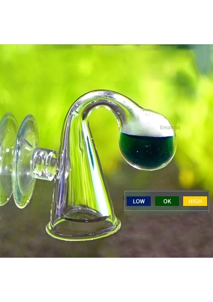 Cam Damla Denetleyicisi Stili Tek Boyut Balık Tankı Co2 Su Canlı Yosun Bitki Akvaryum Notları Cam Damla Denetleyicisi Karbon Dioksit Ph Topu Uzun Vadeli Gösterge Monitör Test Cihazı (Yurt Dışından) fiyatları