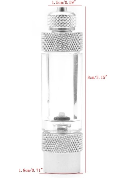 Tek Kafa Stili 1 Adet Alüminyum Alaşımlı Akvaryum Co2 Kabarcık Sayacı Çek Valf-Regülatör Difüzör Singledual Head Acquario Accessori Hava Pompası (Yurt Dışından) fiyatları
