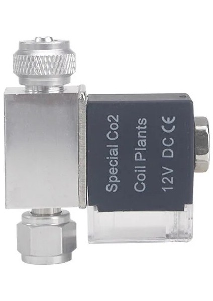 Siyah Stil Au Fişi Akvaryum Co2 Solenoid Valf Regülatörü Düşük Sıcaklık Co2 Akvaryum Balıkları Tankı Elektrikli Manyetik Vana Ab Abd DC12V (Yurt Dışından)
