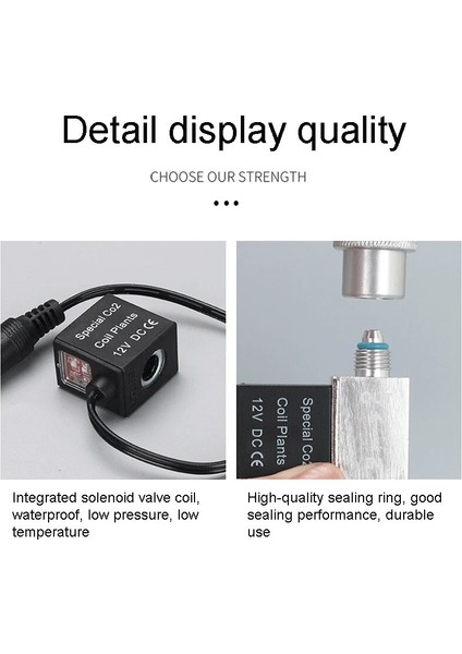 Siyah Stil Au Fişi Akvaryum Co2 Solenoid Valf Regülatörü Düşük Sıcaklık Co2 Akvaryum Balıkları Tankı Elektrikli Manyetik Vana Ab Abd DC12V (Yurt Dışından) fırsatları