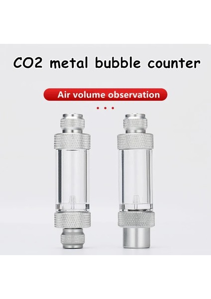 Tek Kafa Stili Akvaryum Çekvalf Tipi Tek Çift Kafalı Regülatör Difüzör Co2 Kabarcık Sayacı Balık Tankı Metal Kontrol Sayacı Kabarcık Ölçer (Yurt Dışından) modelleri