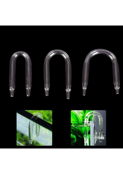 U Şekli 10MM Tarzı Balık Tankı Co2 Yaygın Cam Damla Denetleyicisi Co2 Monitör Için Cam Damla Denetleyicisi Ph Uzun Vadeli Gösterge Monitör Test Cihazı (Yurt Dışından)