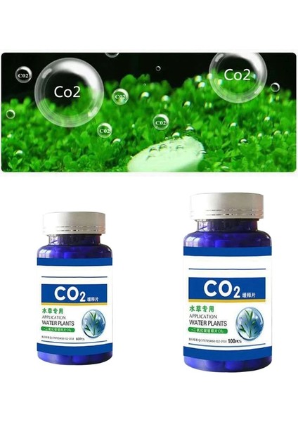 2SS202805-60 Stili Su Bitki Çim Balık Tankı Aksesuarları Için Adet Akvaryum Co2 Tablet Karbon Dioksit Difüzör (Yurt Dışından)