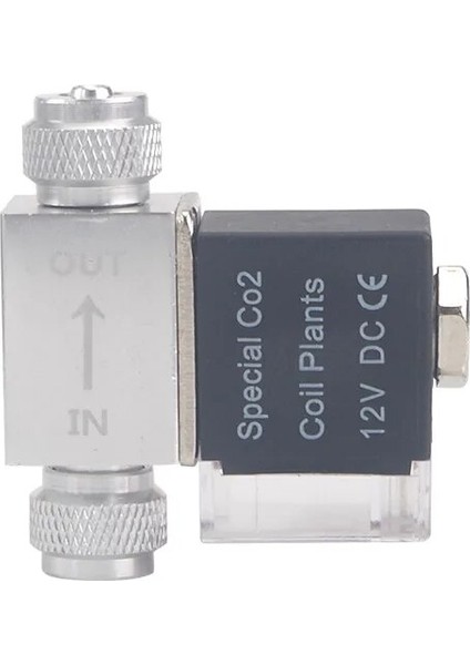 Beyaz Stil Ingiltere Fişi Akvaryum Co2 Solenoid Valf Regülatörü Düşük Sıcaklık Co2 Akvaryum Balıkları Tankı Elektrikli Manyetik Vana Ab Abd DC12V (Yurt Dışından)