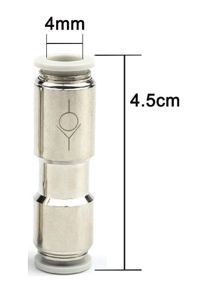 Bir Stil Akvaryum Co2 Çek Valf, Geri Akışı Önlemek Için Karbondioksit Difüzörü Için Kullanılır, Co2 Paslanmaz Çelik Çek Valf, Pu Boru 4mm (Yurt Dışından) fırsatları