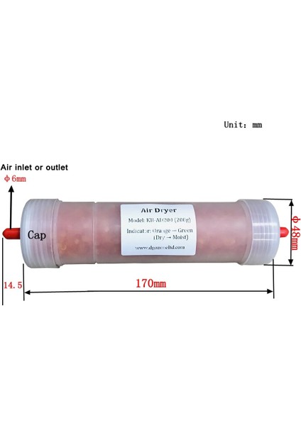 200ML Silika Hava Kurutucu Silikon Filtre Turuncu Boncuk Ozon Aksesuarı KH-AD200 Dgozone (Yurt Dışından) modelleri