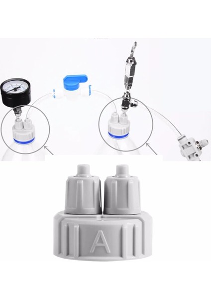 B Tipi Stili Yaklaşık 27,5 mm 1 Adet Akvaryum Işlevli Dıy Co2 Sistemi Kiti Jeneratör Şişe Kapağı Balık Tankı Karbon Dioksit Dıy Reaktör Hızlı Vidalı Plastik Kapak (Yurt Dışından) fırsatları