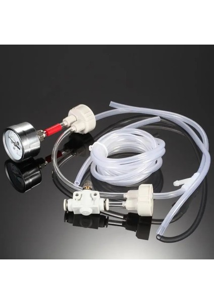 Siyah Stil Akvaryum Diy Co2 Jeneratör Sistemi Kiti Co2 Valfi Regülatör Masa Monitörü Veya Balık Tankı Su Tesisi Için Sadece 2 Şişe Kapakları (Yurt Dışından)