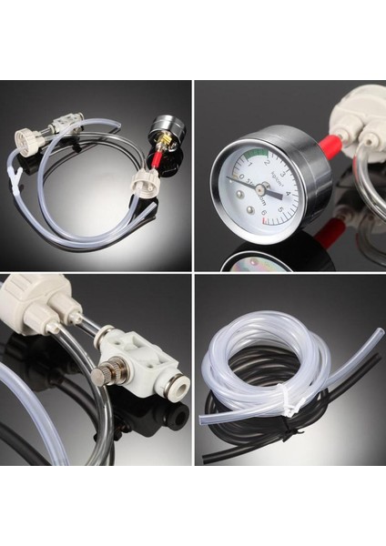 Siyah Stil Akvaryum Diy Co2 Jeneratör Sistemi Kiti Co2 Valfi Regülatör Masa Monitörü Veya Balık Tankı Su Tesisi Için Sadece 2 Şişe Kapakları (Yurt Dışından) fırsatları