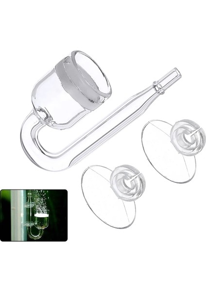 Cam Co2 Difüzörler Akvaryum Balık Tankları Co2 Difüzörler Cam Bardak Karbon Dioksit Reaktör Balık Tankları Için Seramik Diskler (Yurt Dışından)