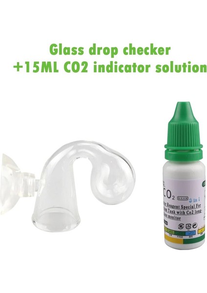 No.1 Tarzı 15ML 15ML Co2 Gösterge Çözümü Ph Uzun Vadeli Gösterge Monitör Test Cihazı Balık Tankı Co2 Monitörü ile Kullanılan Cam Damla Denetleyicisi (Yurt Dışından) fiyatları
