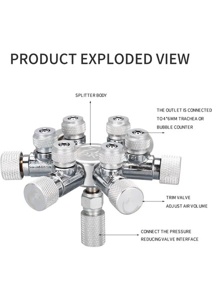 W02-03 Stili Zrdr Akvaryum Dıy Co2 Ayırıcı, Karbondioksit Distribütörü, Ayar Valfi, Distribütör, Akvaryum Co2 Ekipman Aksesuarları (Yurt Dışından) indirimleri