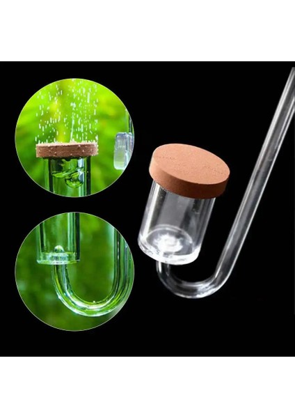 Stili Temizle S Beden Akrilik Balık Tankı Co2 Diffüz Akvaryum Co2 Sistemi Difüzör Çekvalf Şekilli Cam Tüp Bükme Aksesuarı Şeffaf Difüzör (Yurt Dışından) modelleri