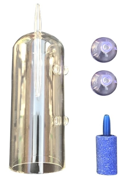 Beyaz Stil Akvaryum Co2 Cam Difüzör Akvaryum Hava Taşı Oksijen Havalandırma Cihazı Balık Tankı Oksijen Pompası Aksesuarları (Yurt Dışından)