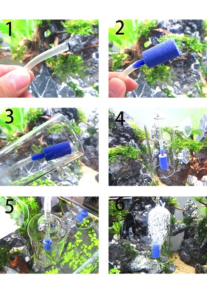 Beyaz Stil Akvaryum Co2 Cam Difüzör Akvaryum Hava Taşı Oksijen Havalandırma Cihazı Balık Tankı Oksijen Pompası Aksesuarları (Yurt Dışından) fırsatları