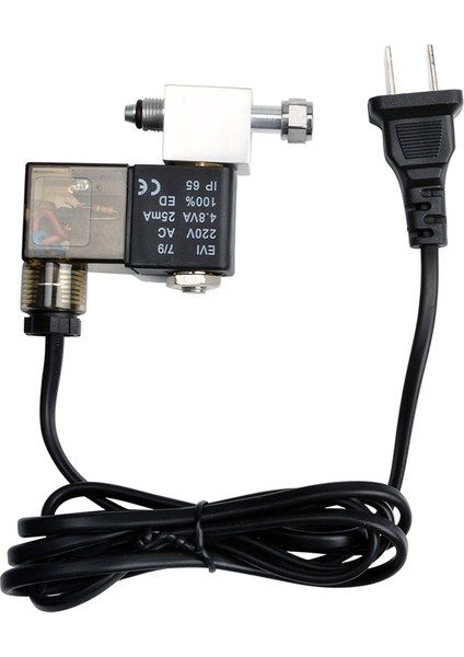 Solenoid Valf Stili W21.8 Abd Fişi Nıcrew Akvaryum Co2 Regülatörü Manyetik Solenoid Kiti Çek Valf Balık Tankı Aksesuarları Co2 Kontrol Sistemi Reaktör Jeneratör Seti (Yurt Dışından)
