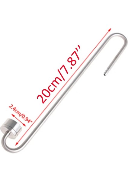 S200 Stili Akvaryum Ultra Ince Paslanmaz Çelik Co2 Difüzörü Mükemmel Co2 Çözünme Hızı M09 (Yurt Dışından) fiyatları