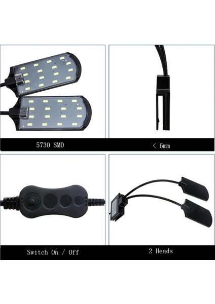 X5 B-Bw Eu-Fiş Stili Akvaryum Işığı Balık Tankı Için Dikilmiş Akvaryum Akvaryum Için LED Işık LED Aydınlatma Sis Önleyici Klipsli Luces Işıkları Lambası (Yurt Dışından) indirimleri