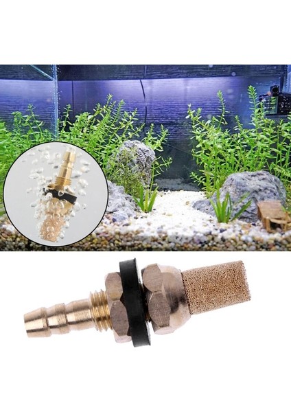 50LB Akvaryum Bakır Kabarcık Taş Balık Tankı Hava Artış Pompası (Yurt Dışından)