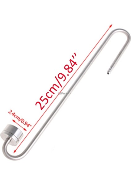 S250 Stili Akvaryum Ultra Ince Paslanmaz Çelik Co2 Difüzörü Mükemmel Co2 Çözünme Hızı Dropship (Yurt Dışından) fiyatları