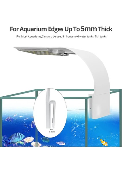 X9-Mavi-Beyaz Stili LED Balık Tankı Su Manzarası Işıkları Klipsli Akvaryum Lambası Su Bitkisi Su Yosunu Su Çimi LED Büyümek Işık Su Geçirmez (Yurt Dışından) fırsatları