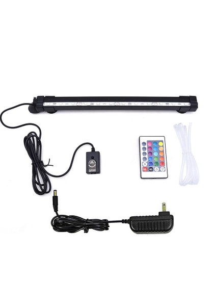 31CM 12LED'LER Abd Tak Tarzı LED Akvaryum Balık Tankı Işık Dalgıç Uzaktan Kumanda Kablo Anahtarı ile Balık Için Oksijen Yapma Sualtı Hava Kabarcık Lambası D30 (Yurt Dışından)