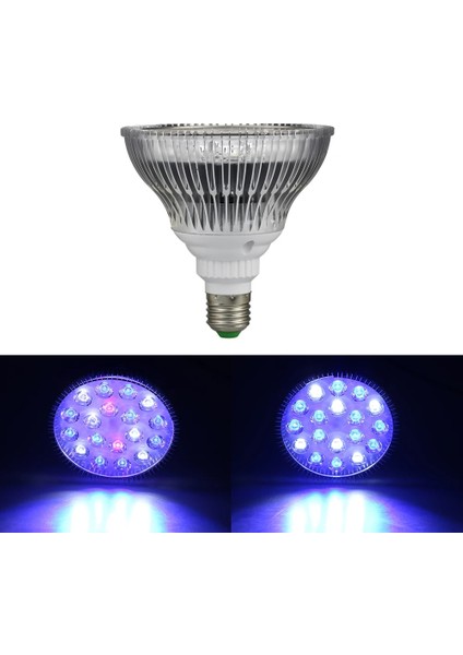 10MAVI 6beyaz 2uv Stili 54W Uv LED Akvaryum Işık LED Balık Aydınlatma Balık Tankı Tuzlu Su Deniz Mercan Resifi Sump Alga Için Lamba Bitki Ampul Büyümek (Yurt Dışından) indirimleri