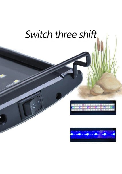 40CM Abd Fiş Stili LED Akvaryum Işığı Çok Renkli Tam Spektrum cm Bitkili Akvaryum LED Aydınlatma Lambası Süper Ince Balık Tankı Sualtı Lambası (Yurt Dışından) fırsatları