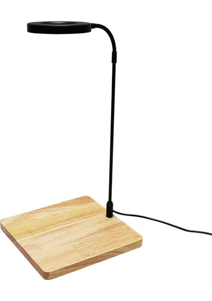 M Tarzı 10W Minyatür Peyzaj USB Ahşap Tahta Balık Tankı ile Powered Akvaryum LED Işık Saksı Bitkileri USB Powered Su Geçirmez Ayarlanabilir (Yurt Dışından)
