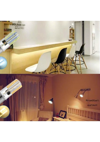 220V Beyaz Stil BA15D LED Mısır Ampuller 2.6W Smd Dikiş Makinesi Için Işıklar Yüksek Parlaklık Kristal Lamba LED Işık (Yurt Dışından)