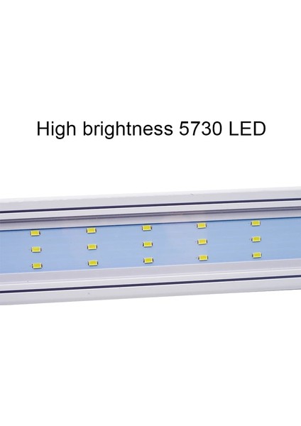 W40 Stili Akvaryum LED Işık Süper Ince Balık Tankı Su Bitkileri Aydınlatma Büyümek Su Geçirmez Parlak Klip Lamba Bitkiler Için Mavi LED cm 220V (Yurt Dışından)